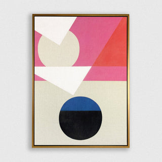 Frederick Hammersley framed horizontal canvas wall art piece for sale at Vybe Interior