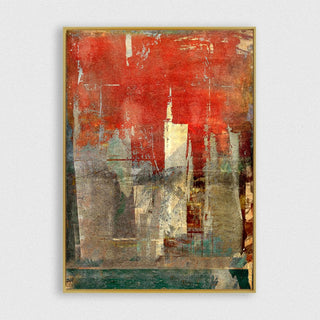 Gold Crush framed horizontal canvas wall art piece for sale at Vybe Interior