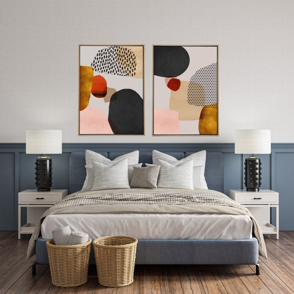 Happiness Canvas (Set of 2) - Vybe Interior