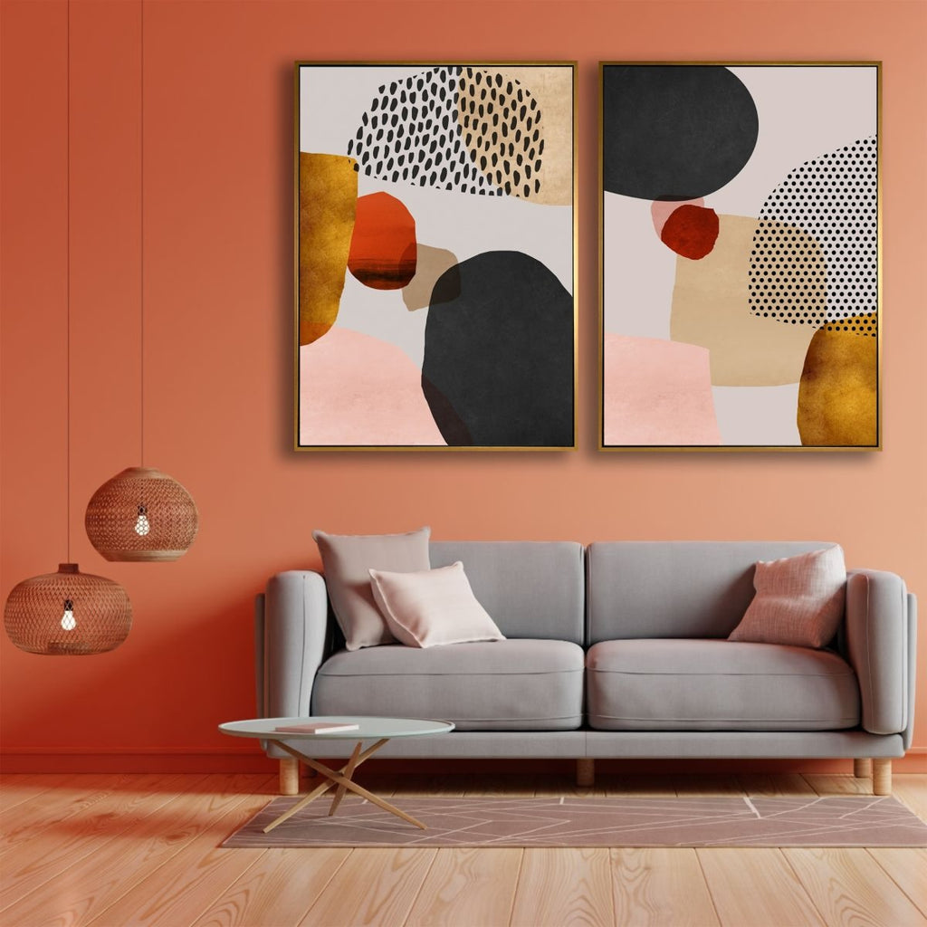 Happiness Canvas (Set of 2) - NEW! - Vybe Interior