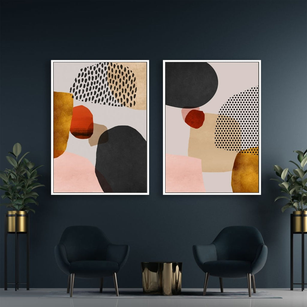 Happiness Canvas (Set of 2) - NEW! - Vybe Interior