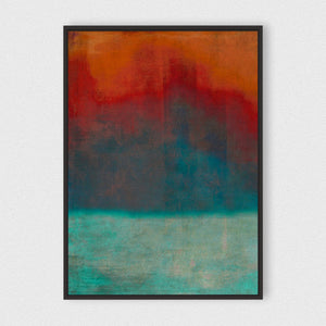 Home By the Sea framed vertical canvas wall art piece for sale at Vybe Interior