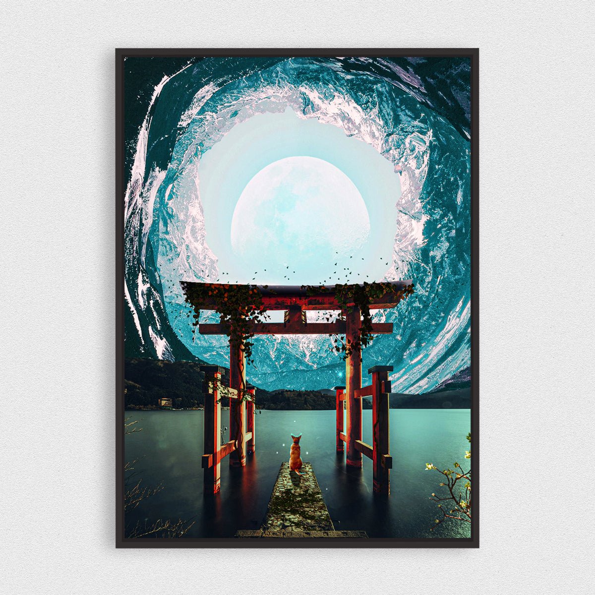 Inner Peace Canvas framed horizontal canvas wall art piece for sale at Vybe Interior