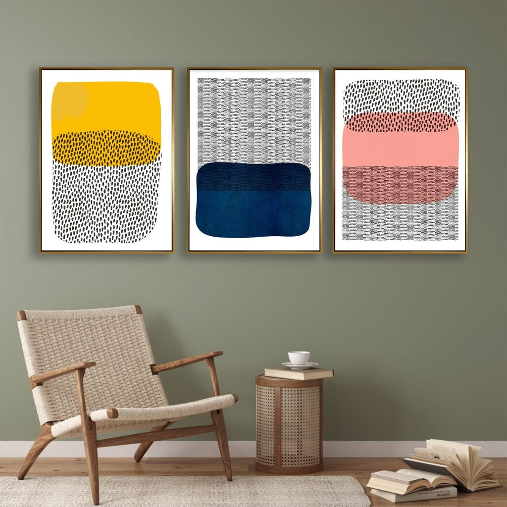 Luminous Canvas (Set of 3) - NEW! - Vybe Interior