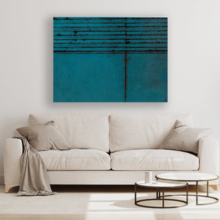 Many Threads framed vertical large canvas wall art piece for sale at Vybe Interior
