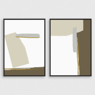 Minimal Shapes (Set of 2) - Vybe Interior