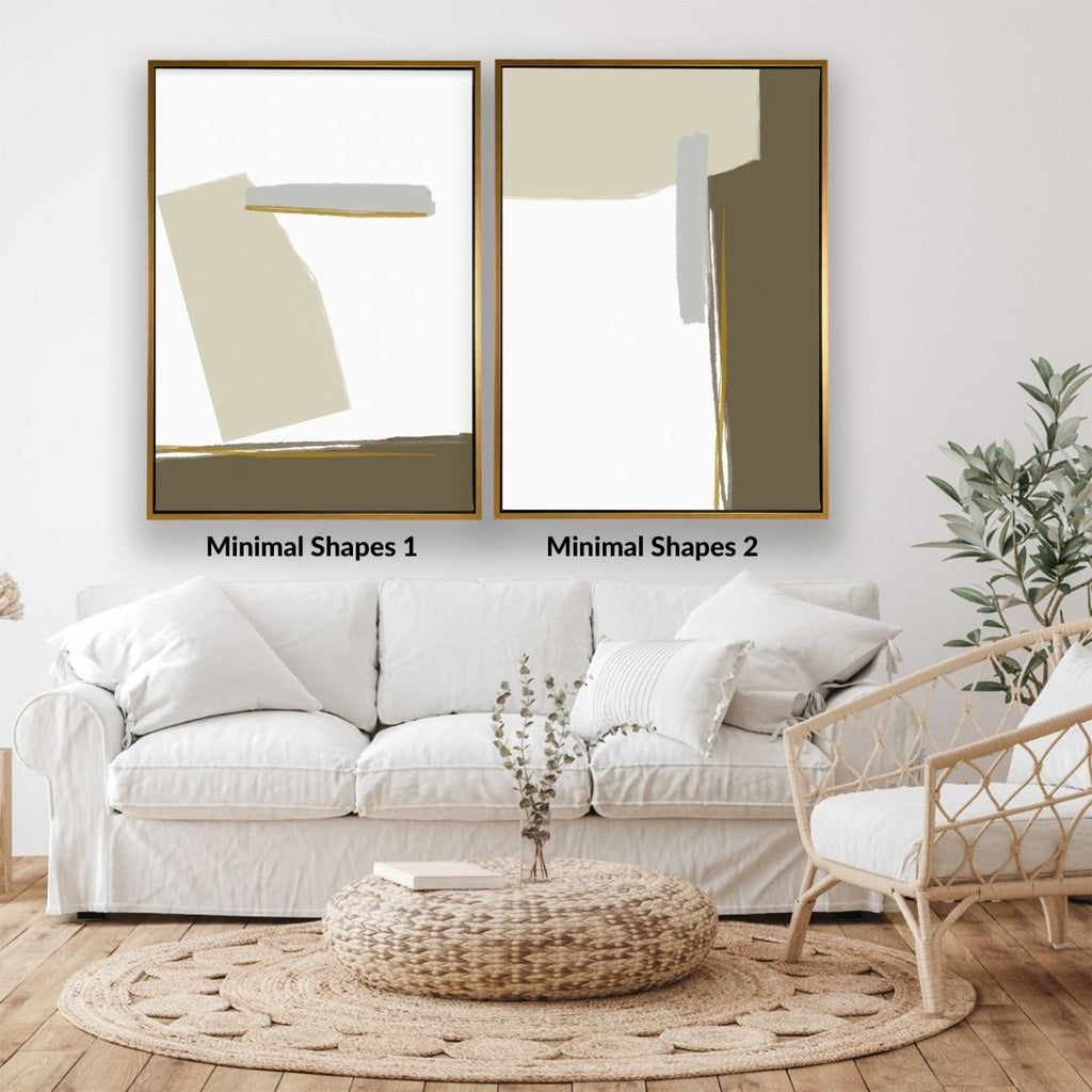 Minimal Shapes (Set of 2) - NEW! - Vybe Interior