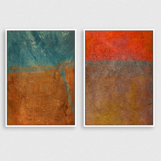Mystic River Canvas (Set of 2) - Vybe Interior