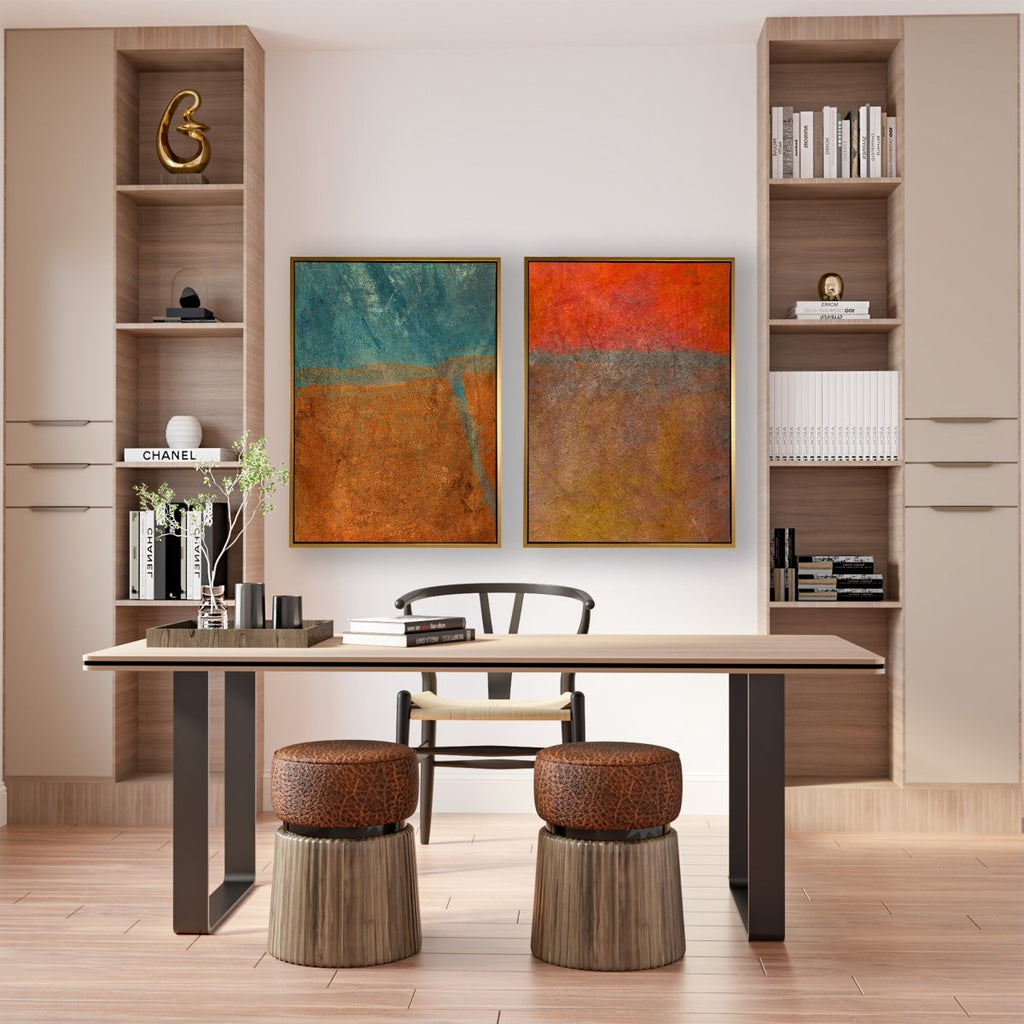 Mystic River Canvas (Set of 2) - Vybe Interior