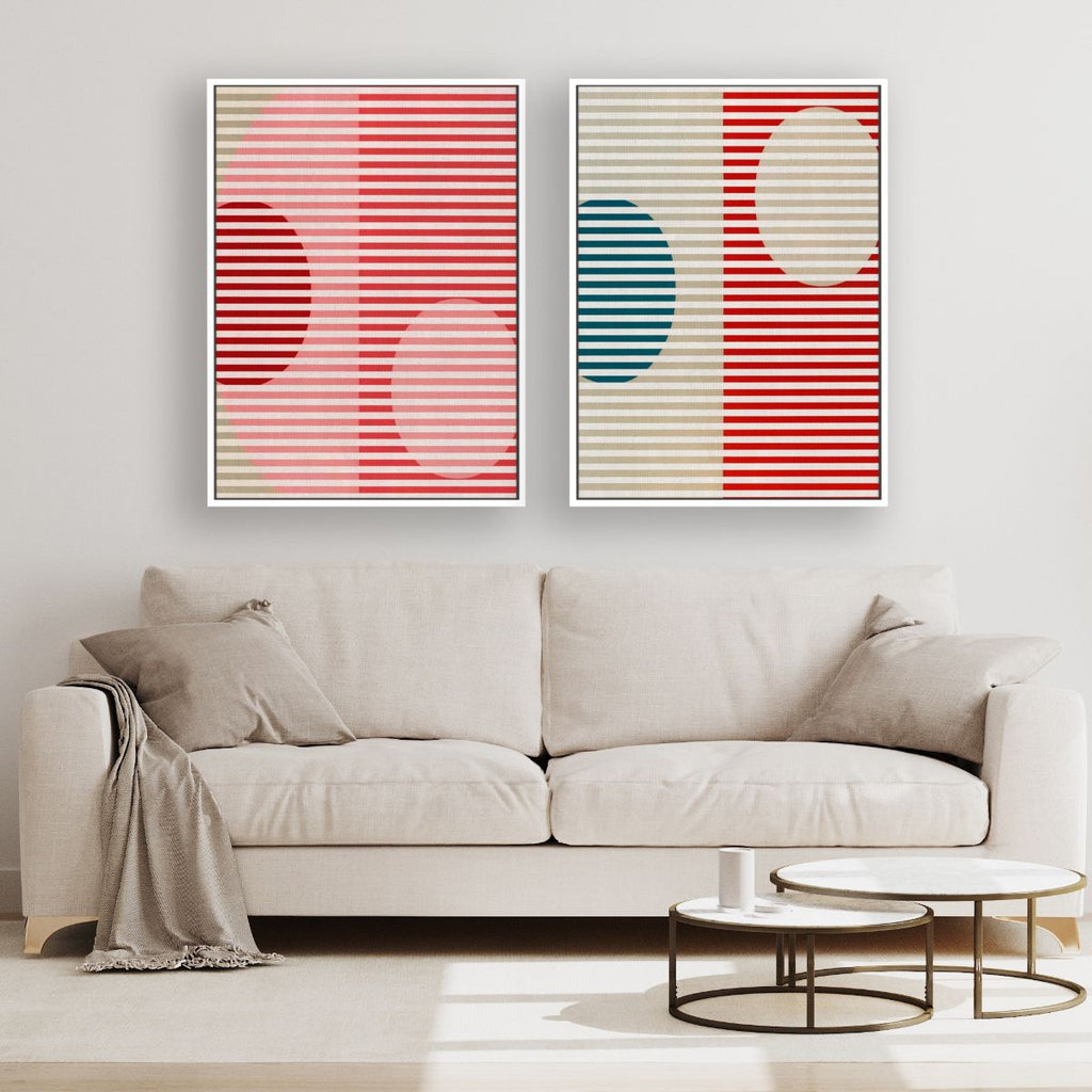 New Beginnings Canvas framed 2 piece canvas wall art piece for sale at Vybe Interior