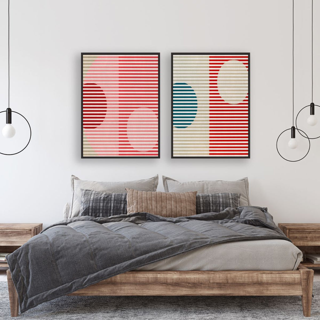 New Beginnings large canvas framed 2 piece large canvas wall art piece for sale at Vybe Interior