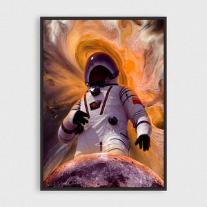 Out of This World Canvas framed horizontal canvas wall art piece for sale at Vybe Interior