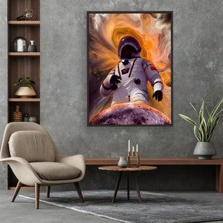 Out of This World Canvas framed horizontal canvas wall art piece for sale at Vybe Interior