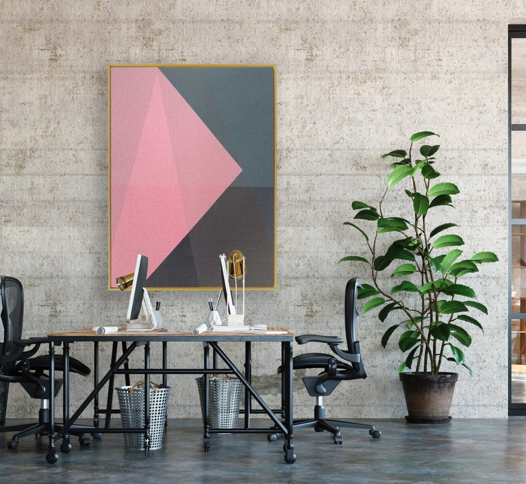 Outspoken framed vertical canvas wall art piece for sale at Vybe Interior