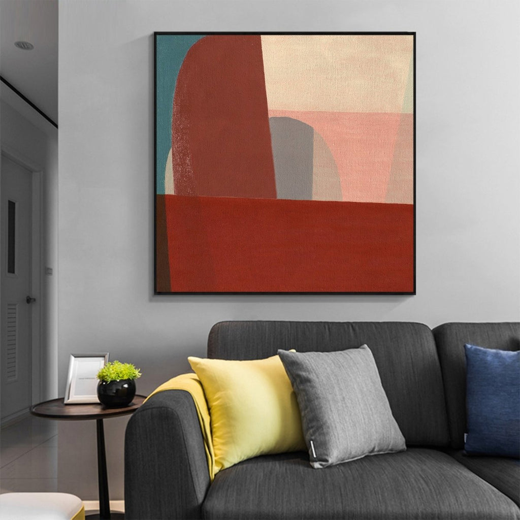 Pale Moon framed canvas wall art piece for sale at Vybe Interior