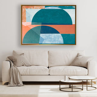 Partition framed horizontal large canvas wall art piece for sale at Vybe Interior