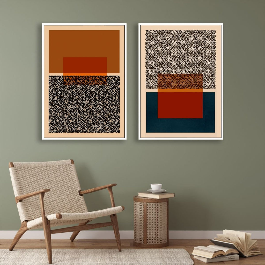 Patterns Canvas (Set of 2) - NEW! - Vybe Interior