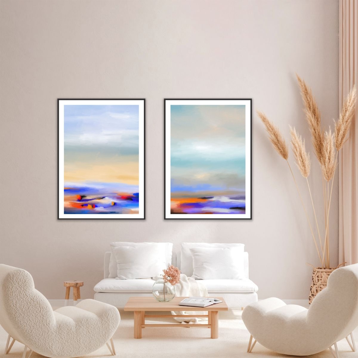 Neutral Wall Art - Canvas Prints - Vybe Interior