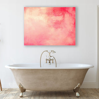 Pink Brightness framed canvas wall art piece for sale at Vybe Interior