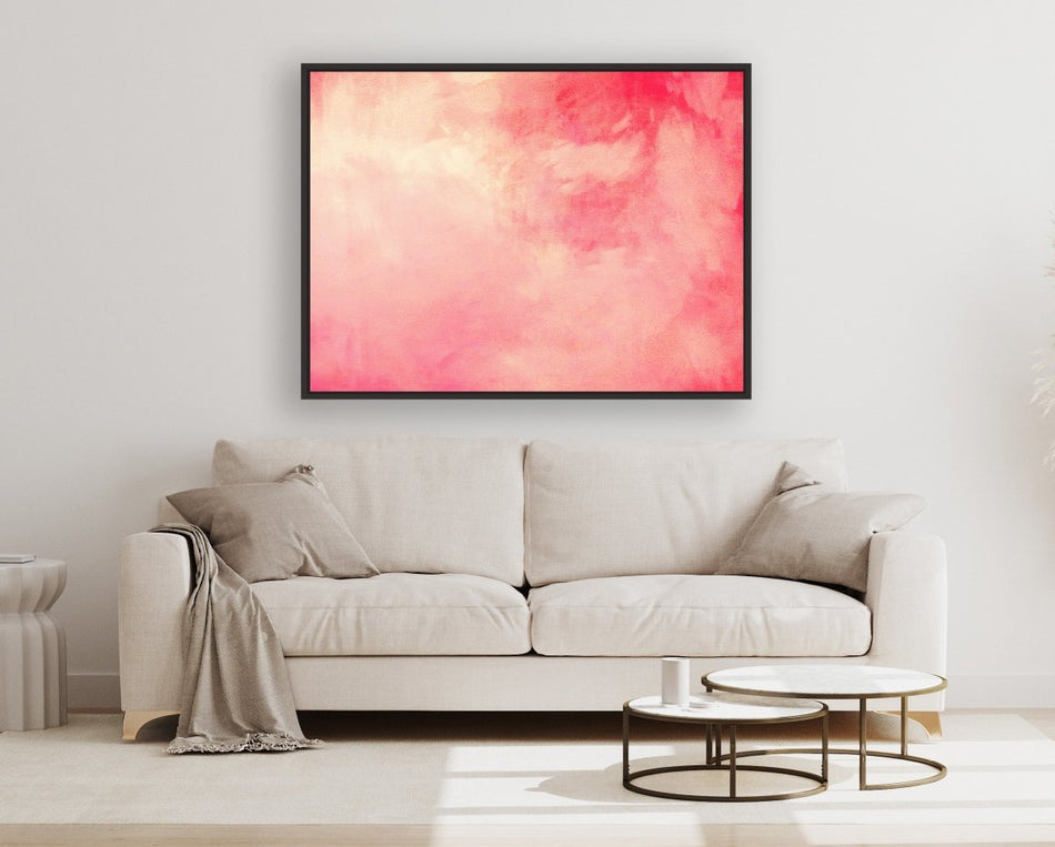 Pink Brightness - Vertical Canvas Wall Art - Vybe Interior