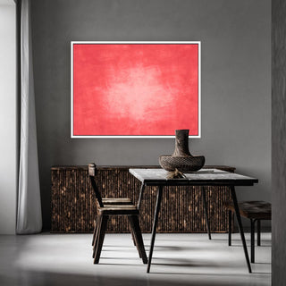 Pink Sun framed horizontal canvas wall art piece for sale at Vybe Interior