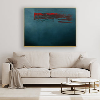 Razor Edge framed horizontal canvas wall art piece for sale at Vybe Interior