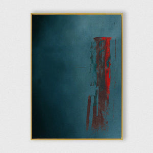 Razor Edge framed vertical canvas wall art piece for sale at Vybe Interior