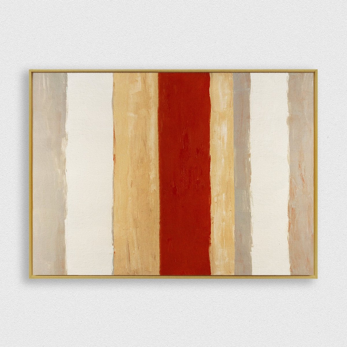 Red Tide framed horizontal canvas wall art piece for sale at Vybe Interior