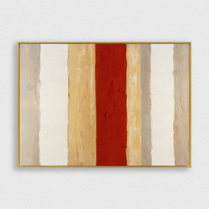 Red Tide framed horizontal canvas wall art piece for sale at Vybe Interior