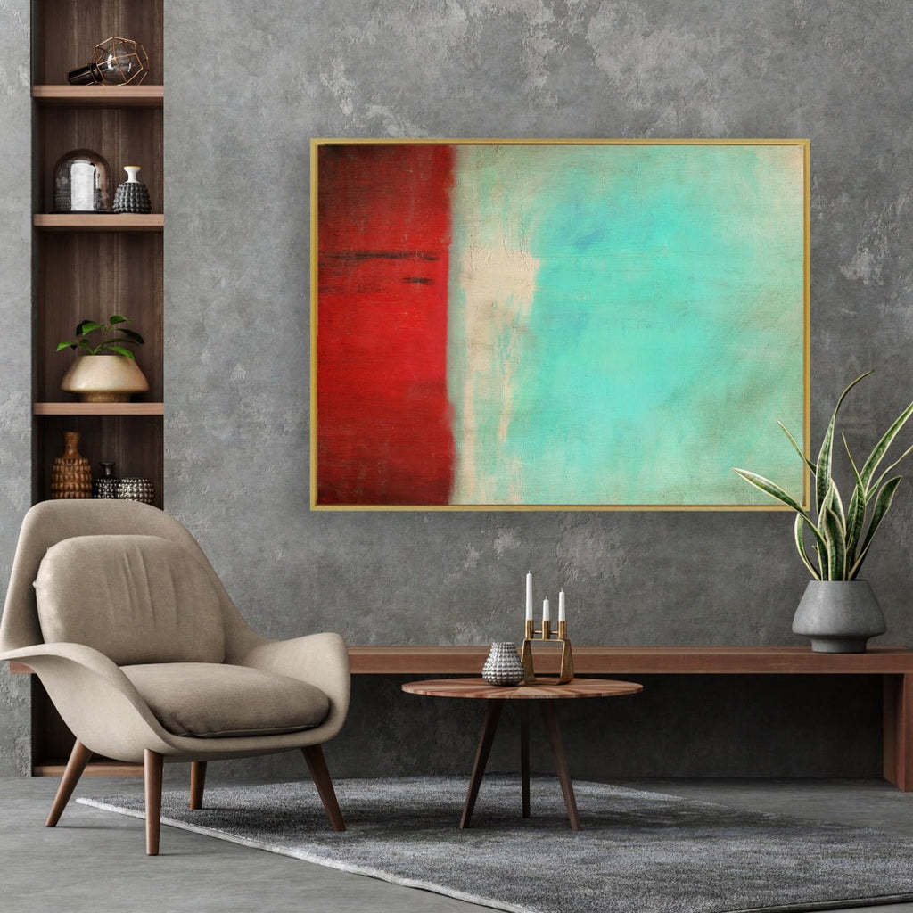 Sable Rouge 1 framed horizontal canvas wall art piece for sale at Vybe Interior