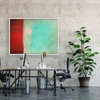 Sable Rouge 1 framed horizontal large canvas wall art piece for sale at Vybe Interior