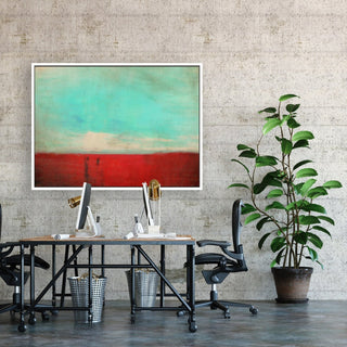 Sable Rouge 2 framed horizontal canvas wall art piece for sale at Vybe Interior