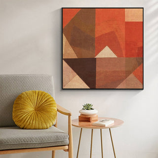 Soft Shapes framed large canvas wall art piece for sale at Vybe Interior