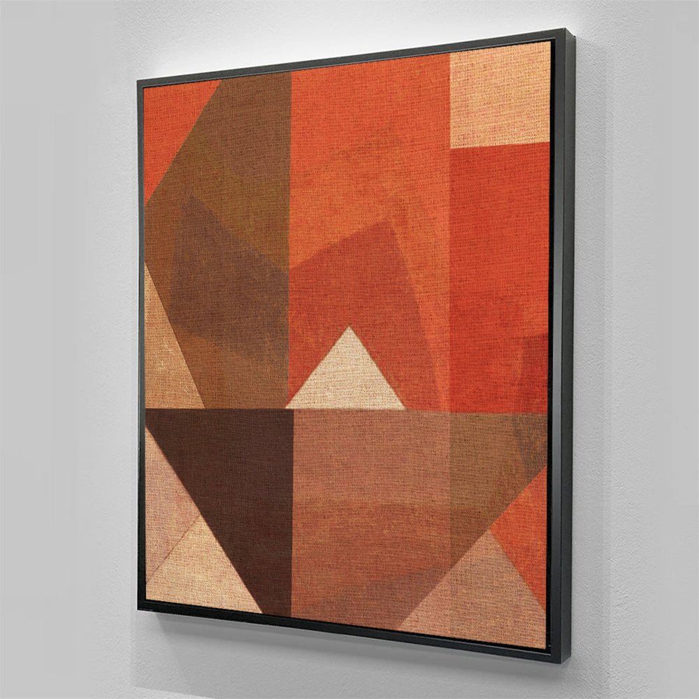 Soft Shapes framed canvas wall art piece for sale at Vybe Interior