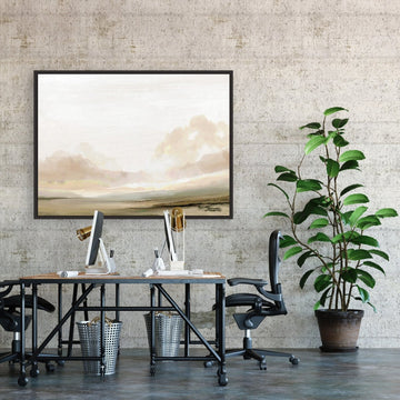 South Beach framed horizontal canvas wall art piece for sale at Vybe Interior