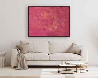 Sundown framed horizontal canvas wall art piece for sale at Vybe Interior