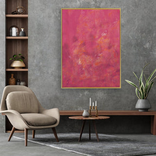 Sundown framed vertical canvas wall art piece for sale at Vybe Interior