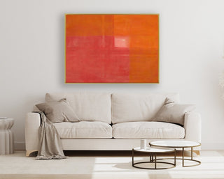 Sunshine 2 framed horizontal canvas wall art piece for sale at Vybe Interior