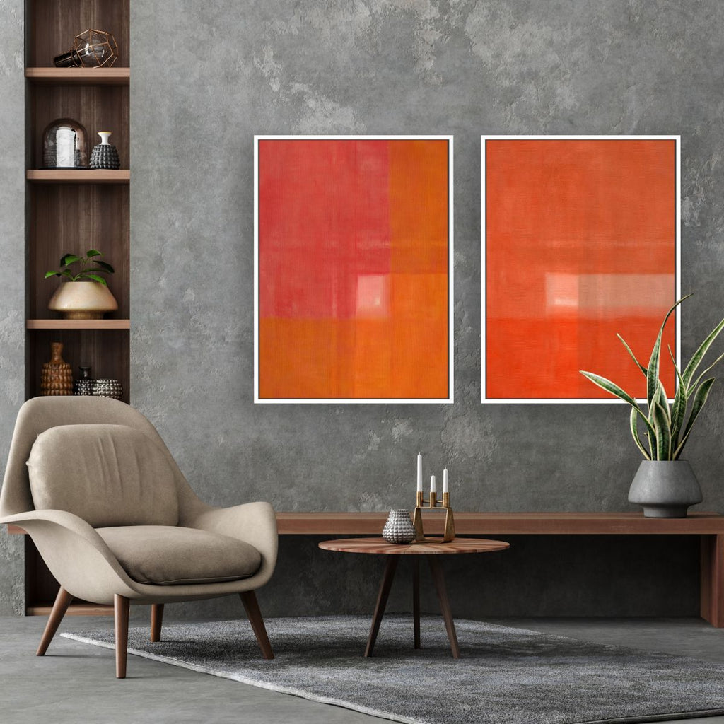 Sunshine Canvas framed 2 piece canvas wall art piece for sale at Vybe Interior