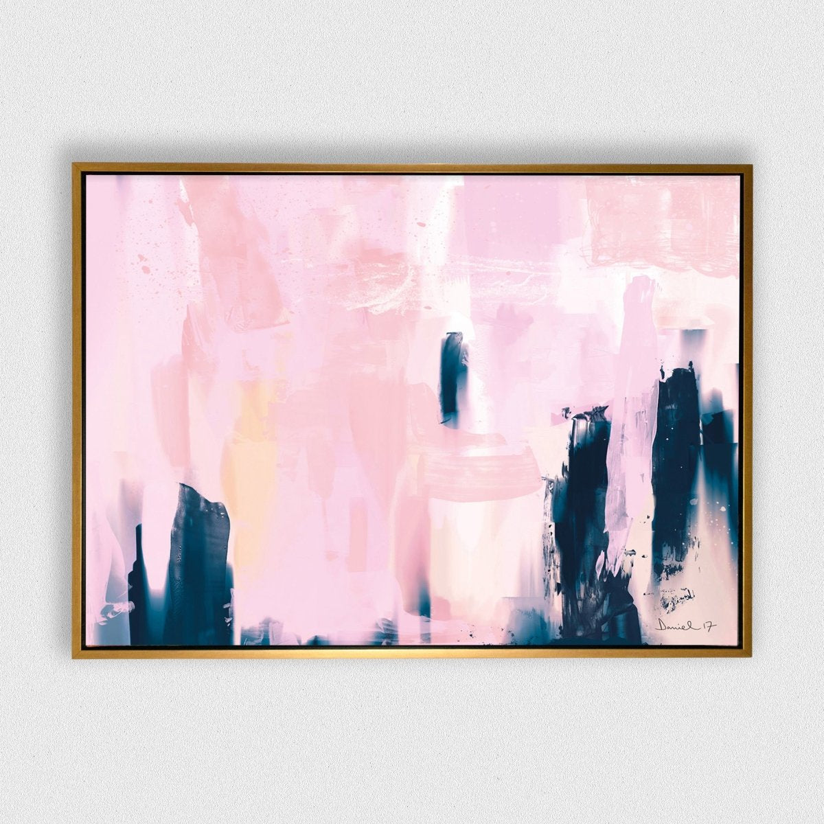 Taffy framed horizontal canvas wall art piece for sale at Vybe Interior