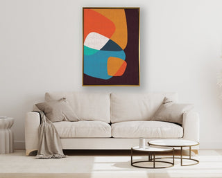 The Corner framed horizontal canvas wall art piece for sale at Vybe Interior