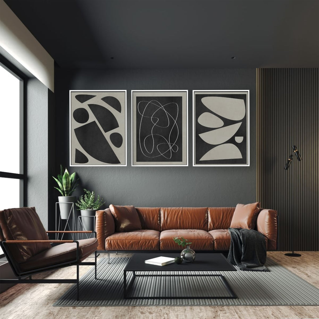 The Journey framed 3 piece canvas wall art piece for sale at Vybe Interior