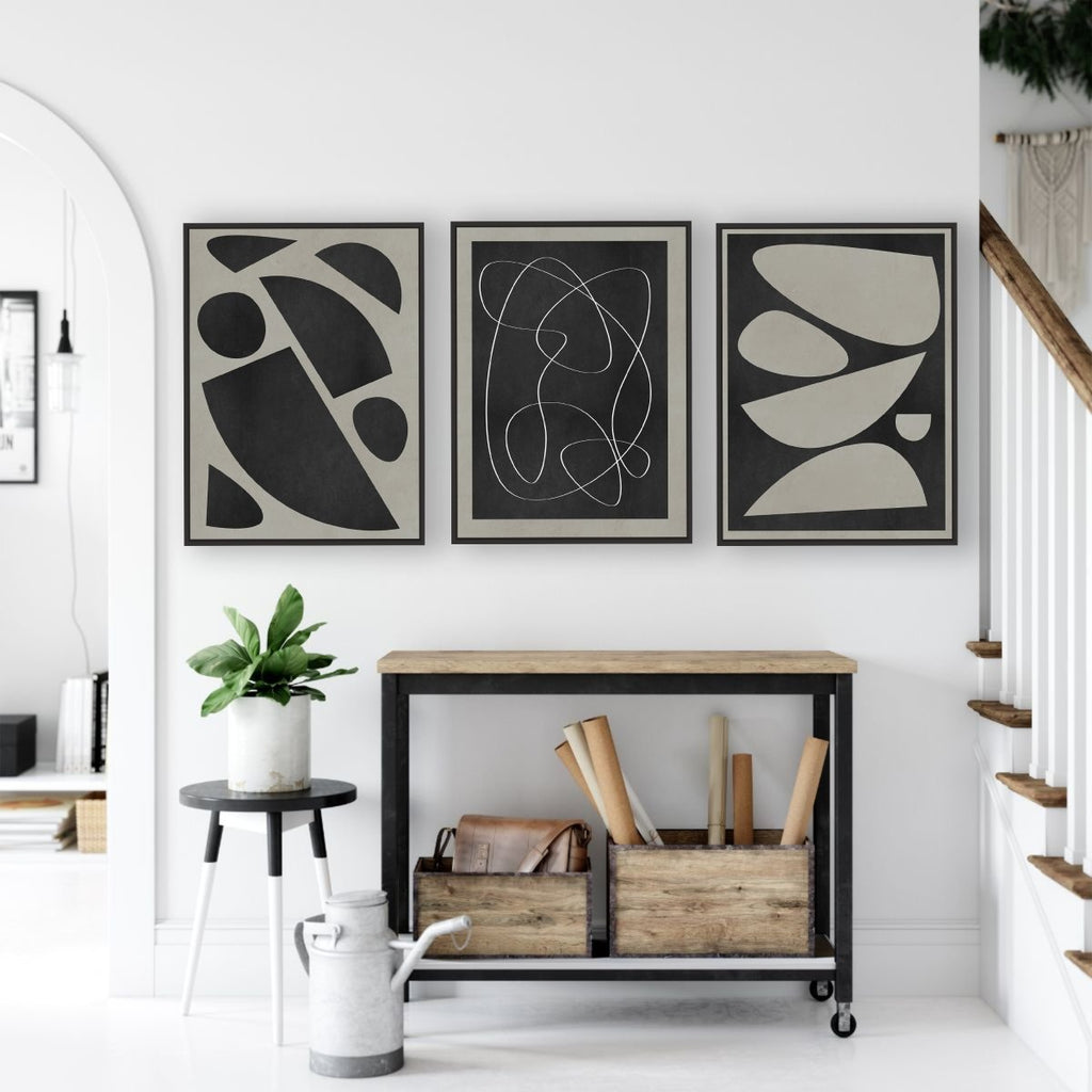 The Journey framed 3 piece canvas wall art piece for sale at Vybe Interior