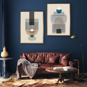 The Shrine framed 2 piece canvas wall art piece for sale at Vybe Interior