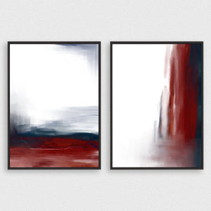 Walls on Fire (Set of 2) - Vybe Interior