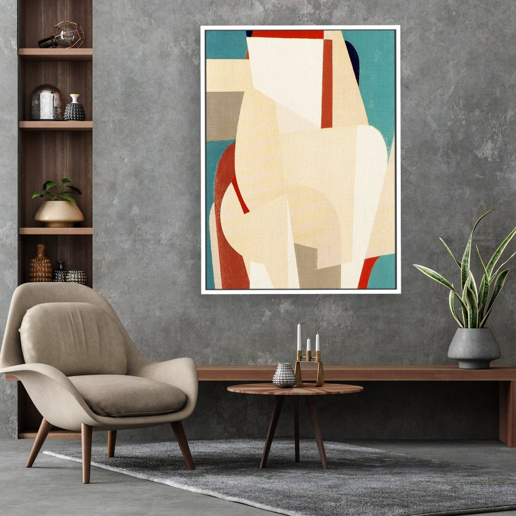 Way Out framed vertical large canvas wall art piece for sale at Vybe Interior