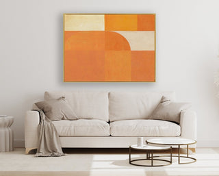 Weak Sun framed horizontal large canvas wall art piece for sale at Vybe Interior
